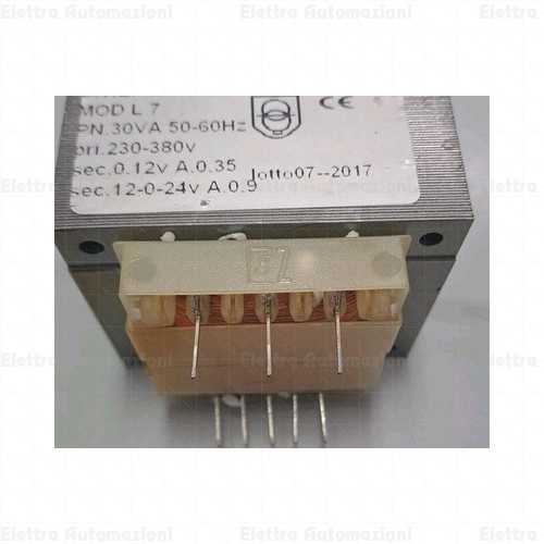 Trasformatore Per Centralina LABEL B50 - B55 - B50T - B70 - B77 Specificare Mode